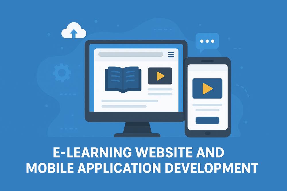 E-Learning Website and Mobile Application Development